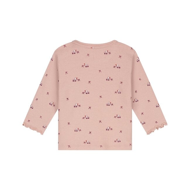 A Tiny Story,  baby t-shirt long sleeve - Old pink