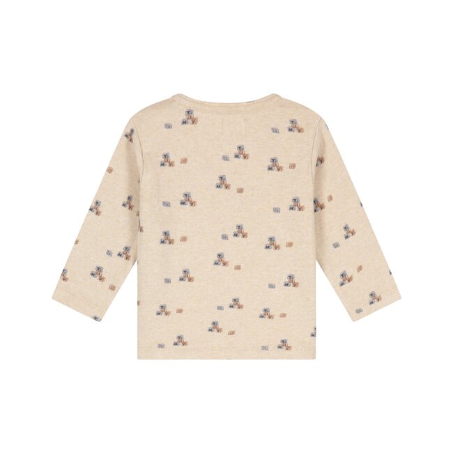 A Tiny Story,  baby t-shirt long sleeve - Beige melange