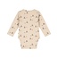 A Tiny Story,  baby romper long sleeve - Beige melange