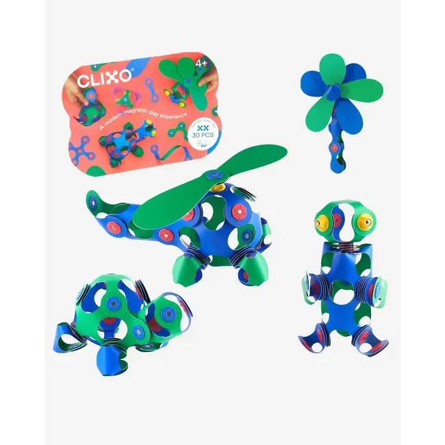 Crew pack blue/green - Clixo (set 30 stuks)