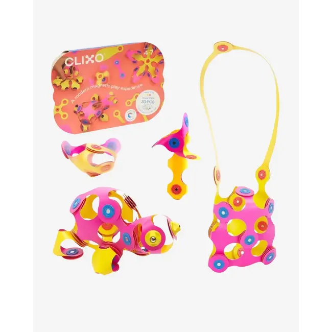 Crew pack pink/yellow - Clixo (set 30 stuks)