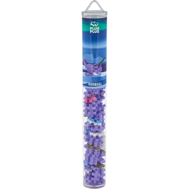 Plus-Plus Tube Narwhal (100 stukjes)