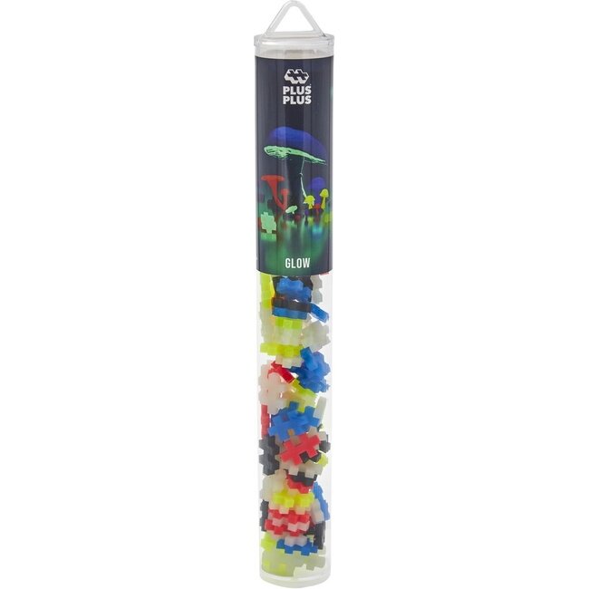 Plus-Plus Tube Glow (100 stukjes)