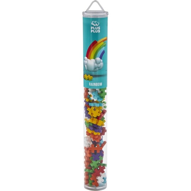 Plus-Plus Tube Rainbow (100 stukjes)