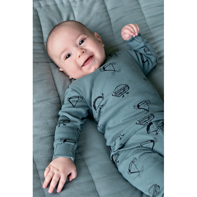 Feetje pyjama Jack Snack - Premium Sleepwear - Petrol