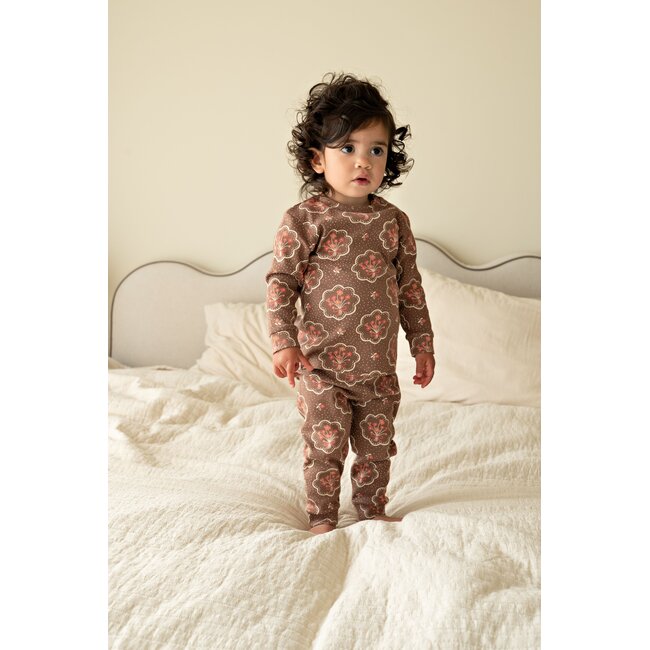 Feetje pyjama Maddie Medallion - Premium Sleepwear - Bruin