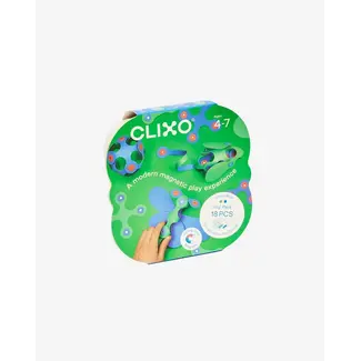 Clixo Itsy pack green/blue - Clixo (set 18 stuks)