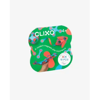 Clixo Itsy pack flamingo/turquoise - Clixo (set 18 stuks)