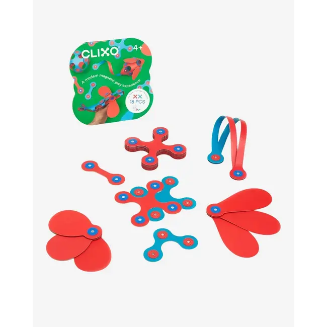Itsy pack flamingo/turquoise - Clixo (set 18 stuks)