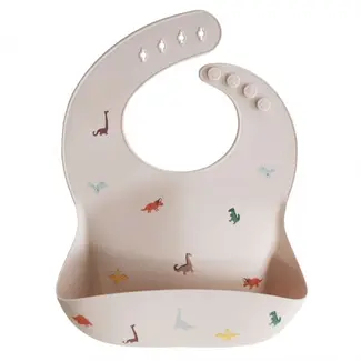 Mushie Mushie silicone bib - Dino
