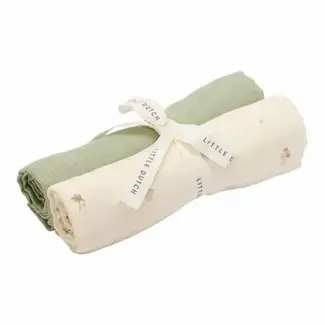 Little Dutch Swaddle - Wit - Forest Friends - Forest Treasures