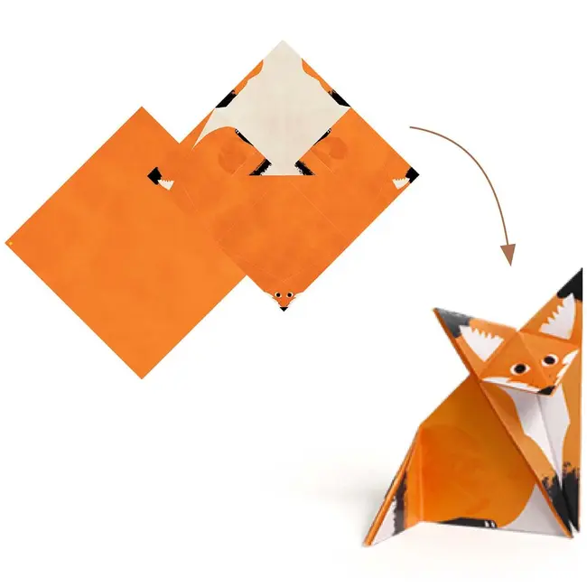 DJ08704 Boswandeling origamiset
