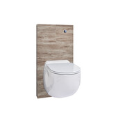 Broyeurtoilet Sani-wand Plus Design - Eik Natuur