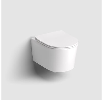 ORVIA ORVIA hangend toilet + zitting mat wit
