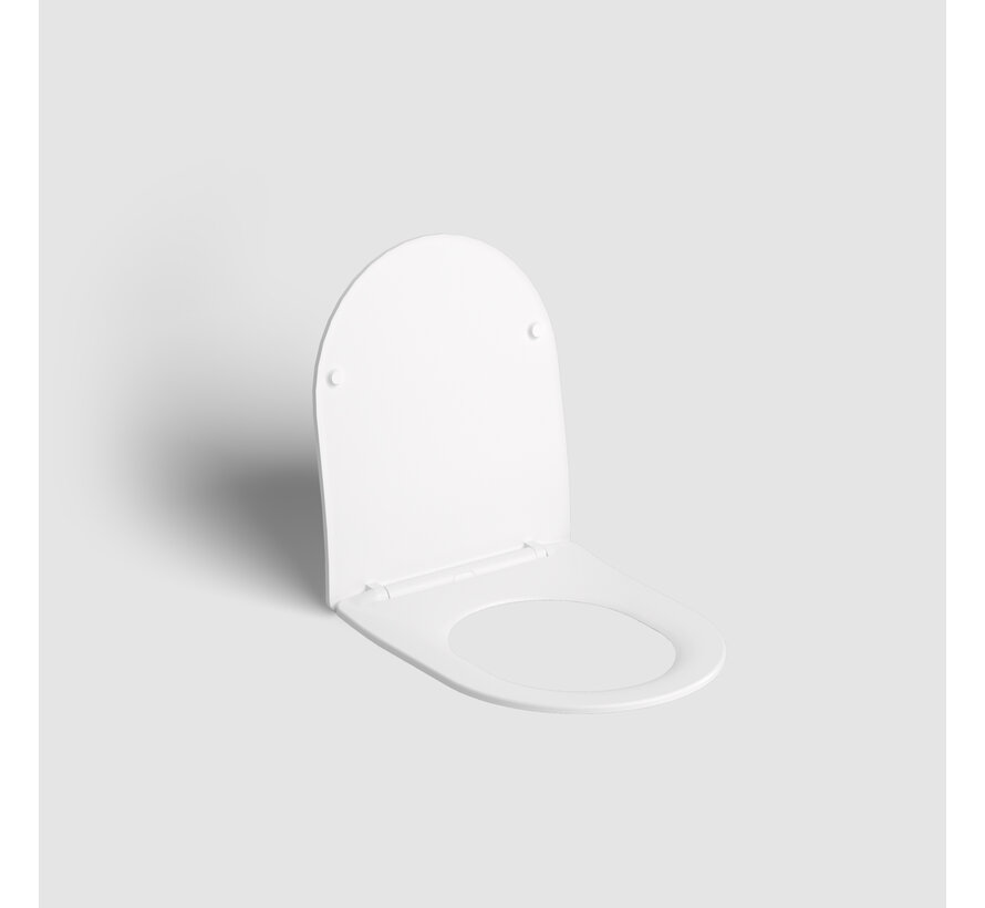 ORVIA hangend toilet + zitting mat wit