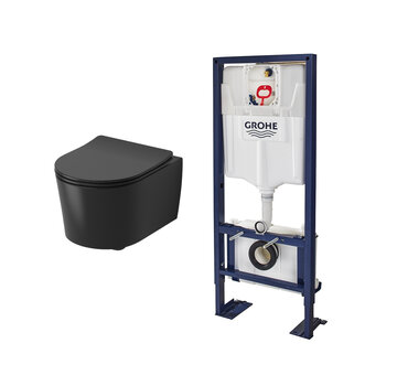 Sani-Wand Wall GROHE + Hangend toilet