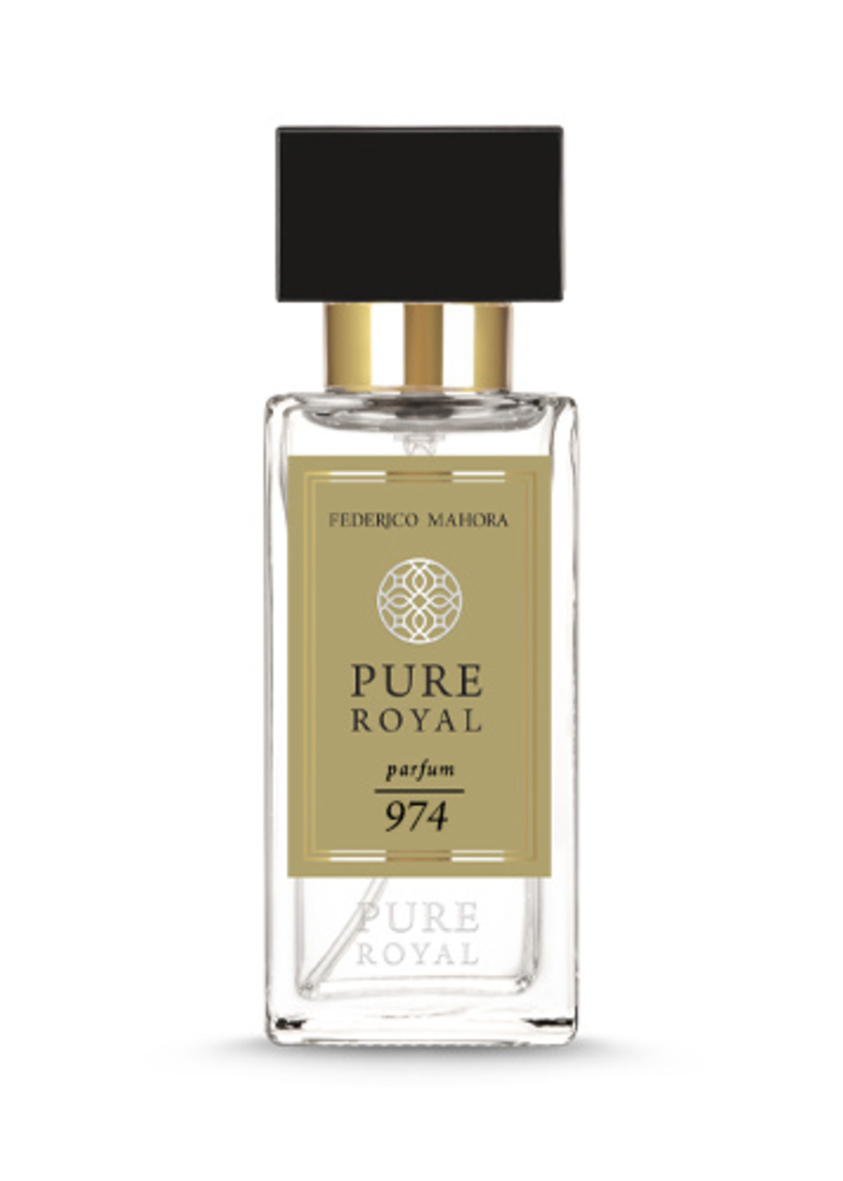 Federico Mahora Nr 974 Parfum Unisex - Geinspireerd op de geur van Montale - Black Aoud