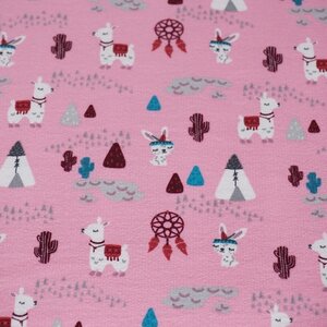  French terry tipitent rose