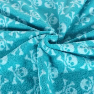  Fleece skulls groen