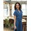 Basic Katoenen tricot zware kwaliteit jeans blauw