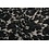 SALE Chiffon stof in beige met zwarte bloemen en lurex