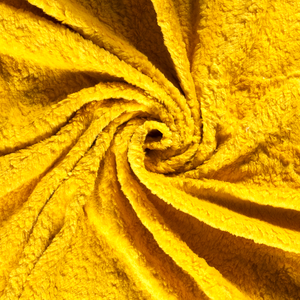  Katoenen Teddy Okergeel