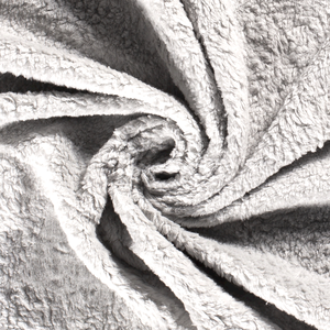  Katoenen Teddy Lichtgrijs