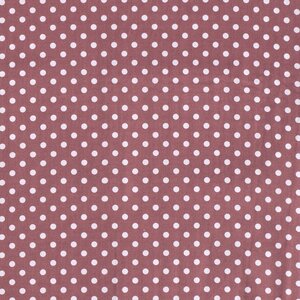  Popeline met  stipjes oud roze