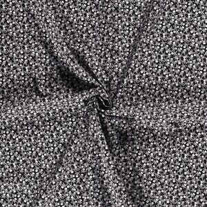 Skullie zwart met wit