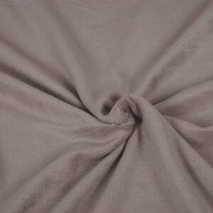  Jersey ribvelours fijn lichtgrijs