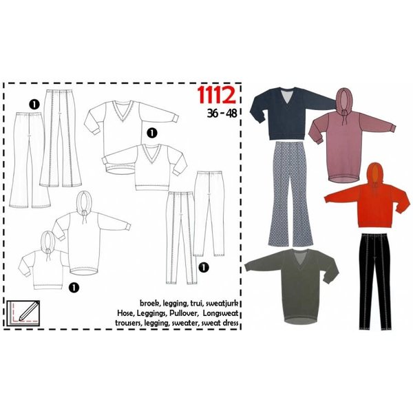 It's a Fits Broek, legging, trui en sweatjurk