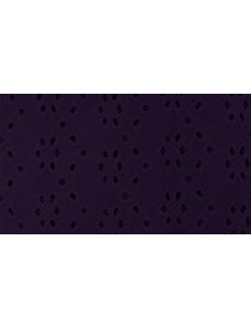  Tricot stof broderie paars