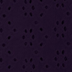  Tricot stof broderie paars