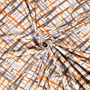 *** Tricot linnenlook retro middel