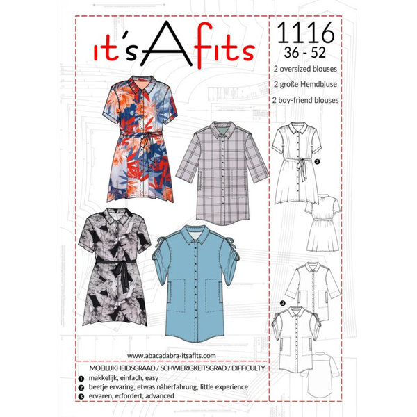 It's a Fits Naaipatroon voor blousejurk en blouse