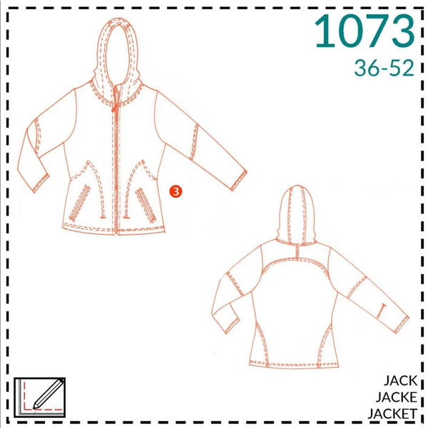 It's a Fits Naaipatroon voor outdoor jack