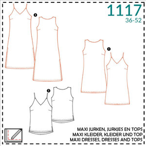 It's a Fits Maxi-jurk in 2 variaties, topje