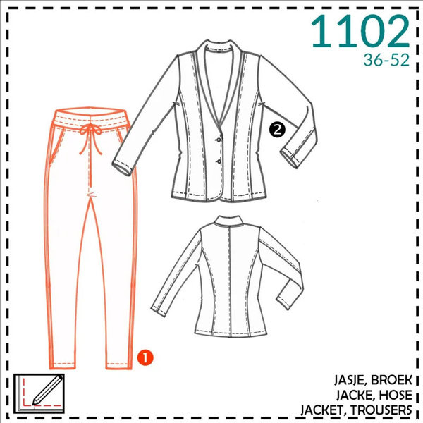 It's a Fits Naaipatroon voor Jasje en broek