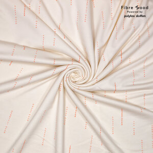  Organic jogging met verticale tekstjes