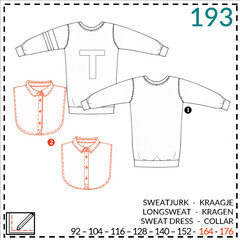 It's a Fits Sweatjurk & Kraagje