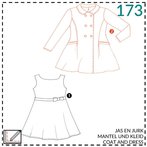 It's a Fits Naaipatroon Jas & Jurk Meisje