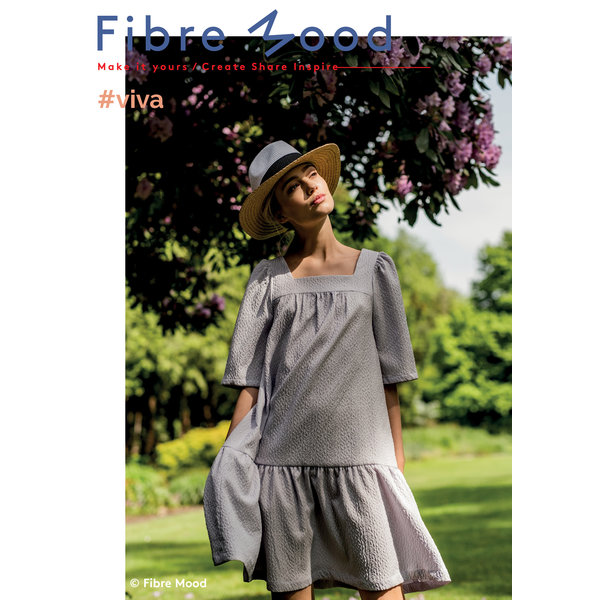 *** Stretch jaquard stof 3D lila