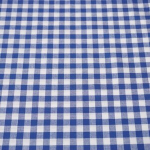  Ruitje katoen kobaltblauw 1cm