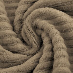  Jersey ribvelours lichtbeige