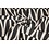 Coupon 267 polyester zwart roomwitte bogen 180 x 140 cm