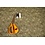 Coupon 34 katoen groen met army tekens 140 x 150 cm