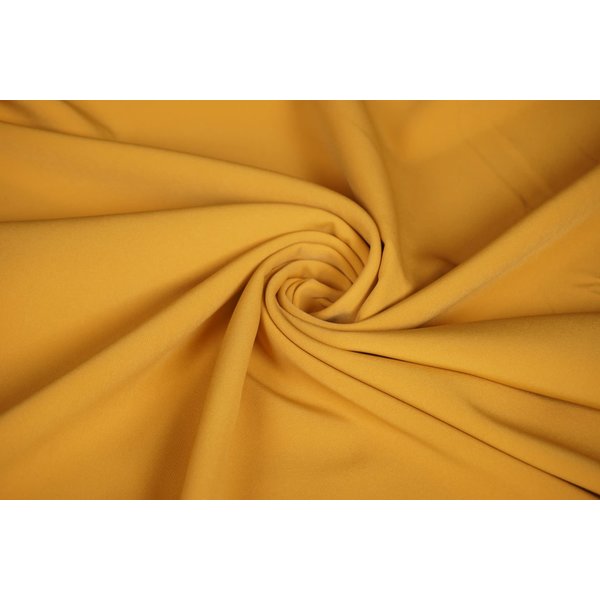 Basic Terlenka stretchstof okergeel