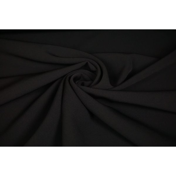 Basic Terlenka stretch stof zwart