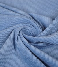  Ribfluweel stretch jeansblauw