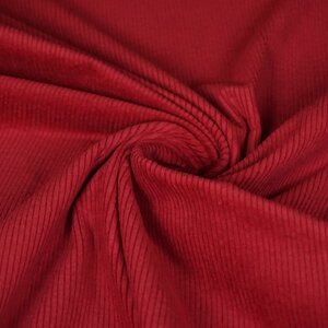  Ribfluweel stretch donker cyclaam